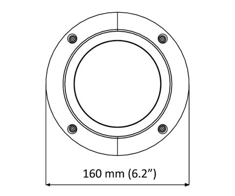 Geovision GV-VD8700 8MP H.265 Face Recognition Low Lux WDR IR Vandal Proof IP Dome