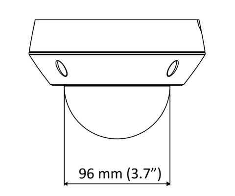 Geovision GV-VD8700 8MP H.265 Face Recognition Low Lux WDR IR Vandal Proof IP Dome